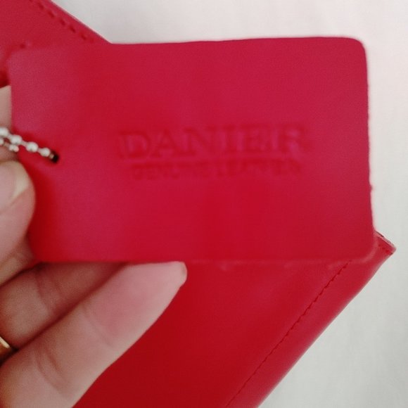 Danier Red Leather Crossbody - Picture 3 of 4